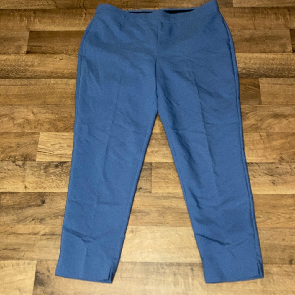 Preston & York Steel Blue Ankle Pants
